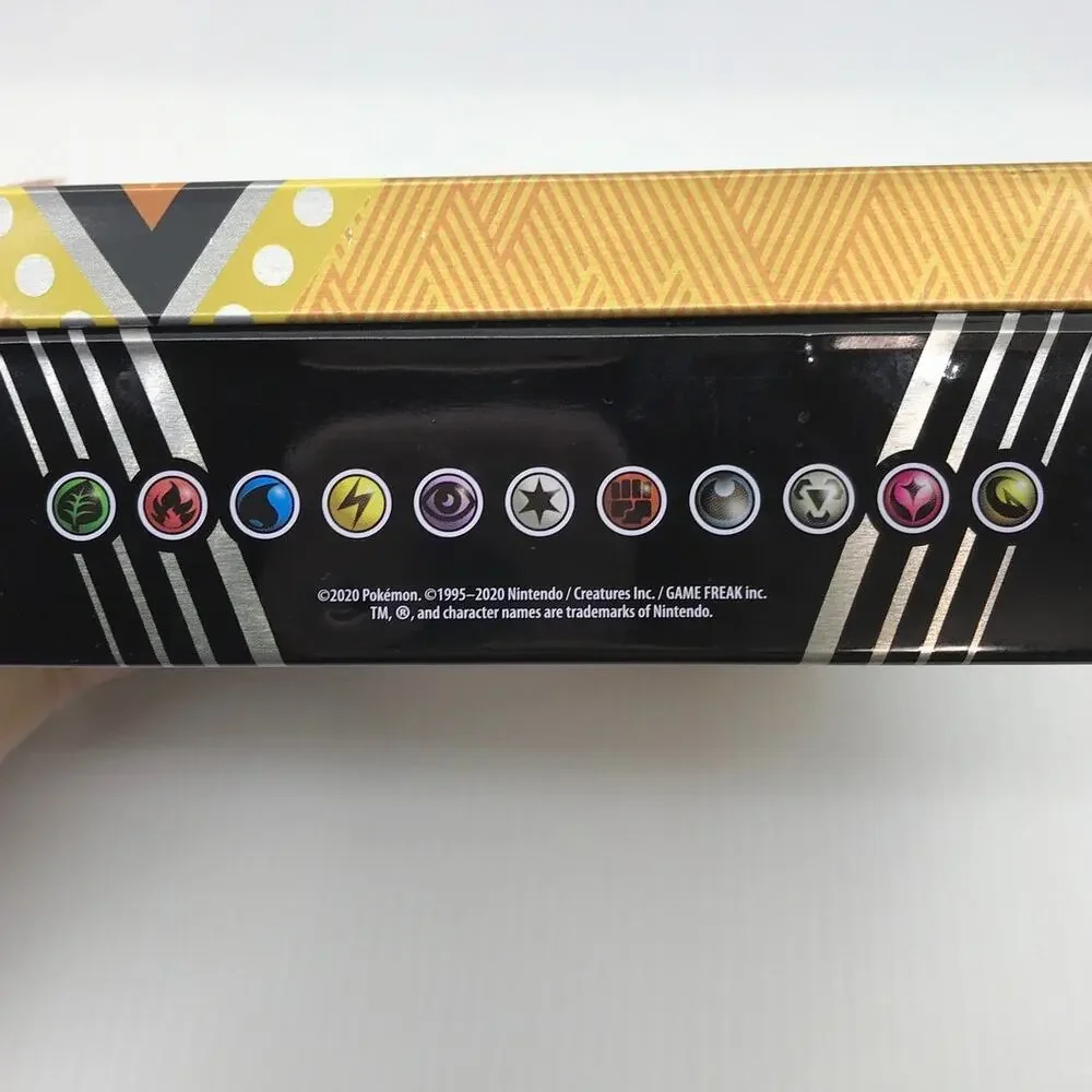 Pokemon TCG V Powers Octagonal Design Metal Tin Only Empty